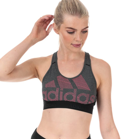 Brassière Don't Rest Alphaskin BOS adidas Pour Femme en Noir Chiné - Image 5