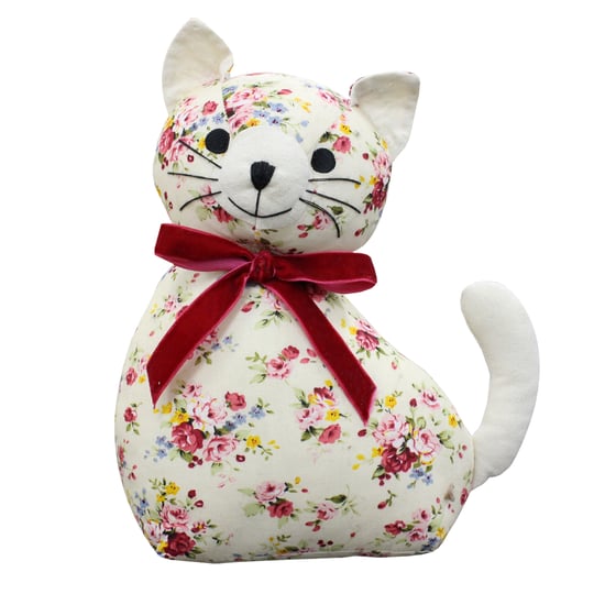 Floral Cat Doorstop