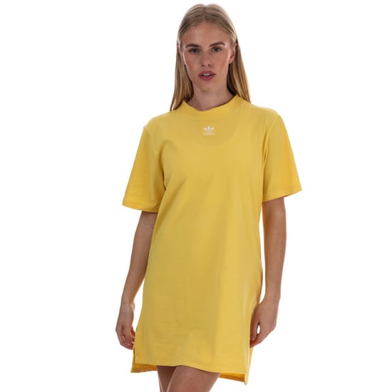 Women's adidas Originals Trefoil Dress Yellow 6in Yellow