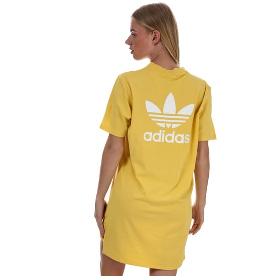 Women's adidas Originals Trefoil Dress Yellow 6in Yellow