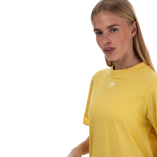 Women's adidas Originals Trefoil Dress Yellow 6in Yellow