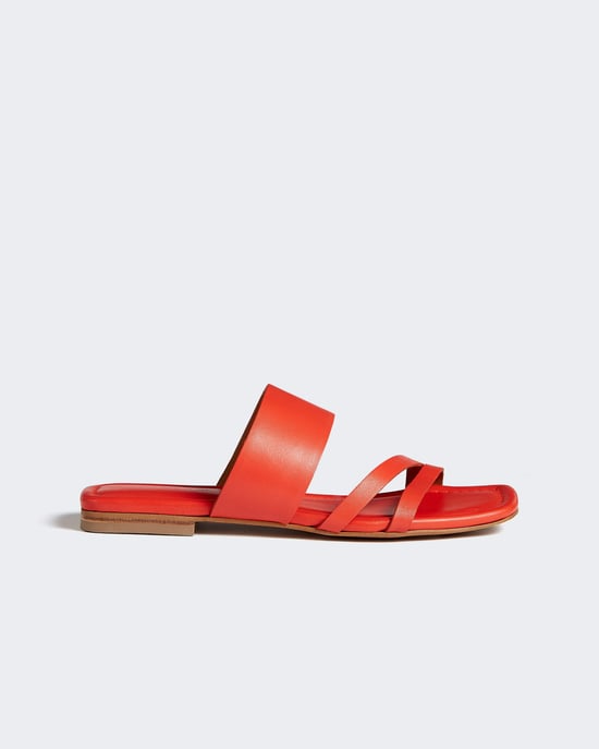 Karla Leather Slider Sandal