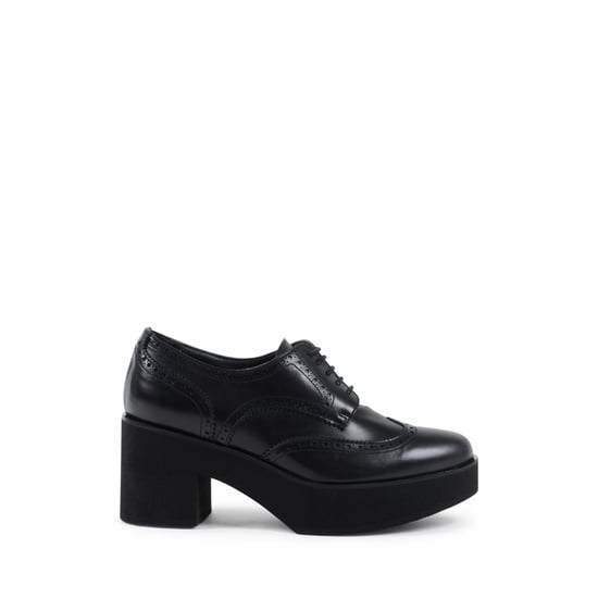 Fratelli Rossetti Womens Brogue Shoe Black 75438 VELVETY NERO
