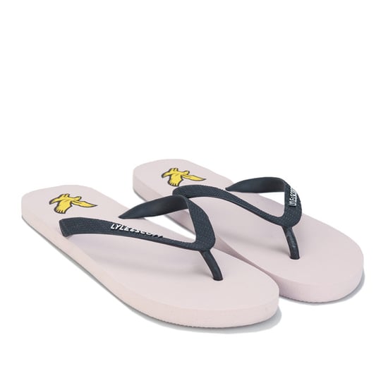 Lyle And Scott Flip Flops für Herren in Rosa blau - Image 1