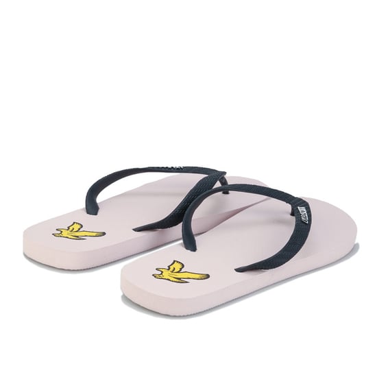 Lyle And Scott Flip Flops für Herren in Rosa blau - Image 2