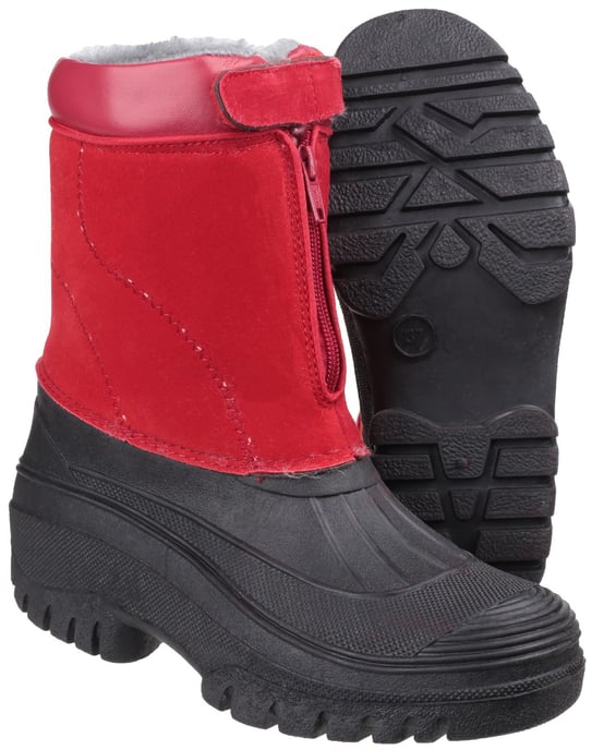 Cotswold Venture Damen Winterstiefel, wasserfest (Rot) - Image 3