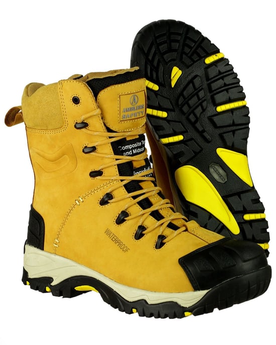 FS998 Wasserdichter Schnürstiefel mit Sicherheitsschutz - Image 3