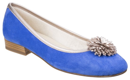 Iseo Suede Ballerina Court Shoe