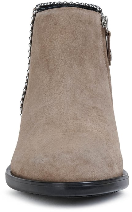Geox Resia Wildleder Damenstiefel In Dunkelbeige - Image 4