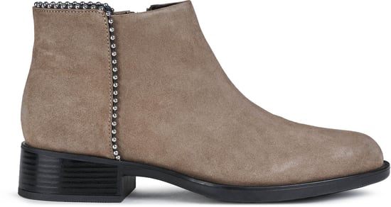 Geox Resia Wildleder Damenstiefel In Dunkelbeige - Image 5