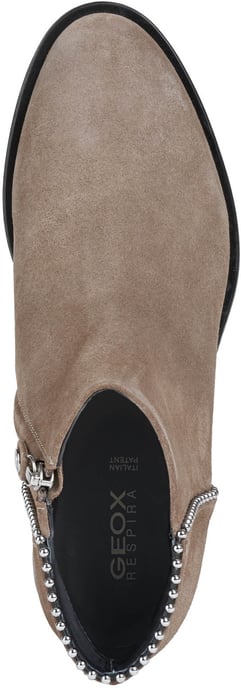 Geox Resia Wildleder Damenstiefel In Dunkelbeige - Image 6