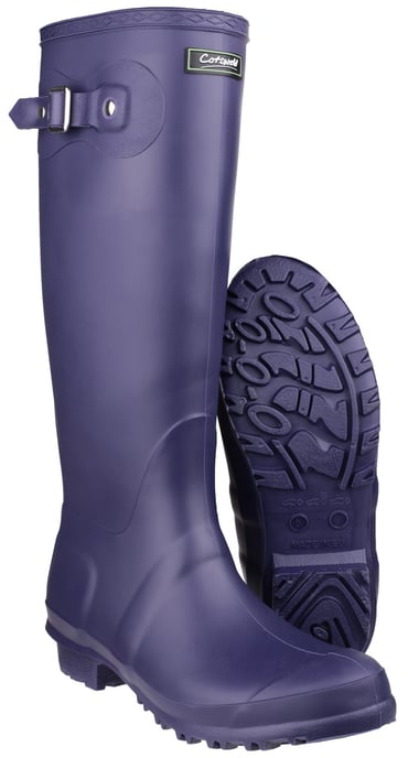 Cotswold Sandringham Pvc Lila Gummistiefel - Image 3