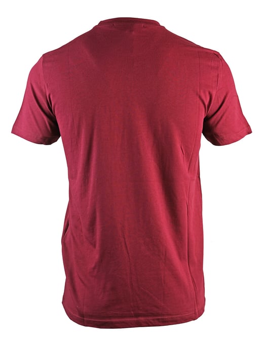 Roberto Cavalli Markenlogo T-Shirt in Burgund - Image 2