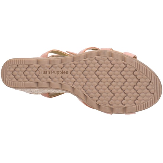 Hush Puppies Womens Pekingese Strappy Wedge Buckle Sandals