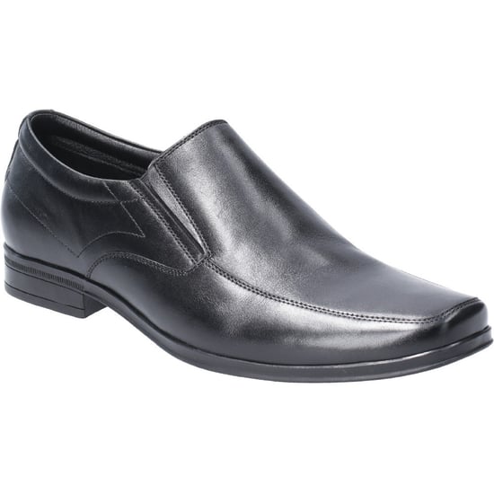 Hush Puppies Herren Billy Slip On Licht Leder Loafer Schuhe - Image 1