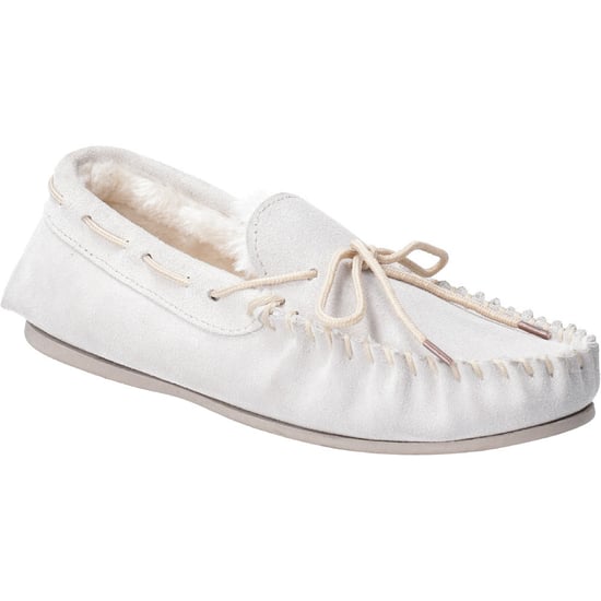 Hush Puppies Allie Wildleder Damen Hausschuhe In Beige - Image 1