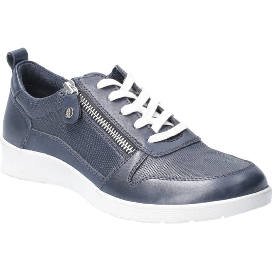 Hush Puppies Womens Roo Zip Up Lace Up Light Casual Shoes