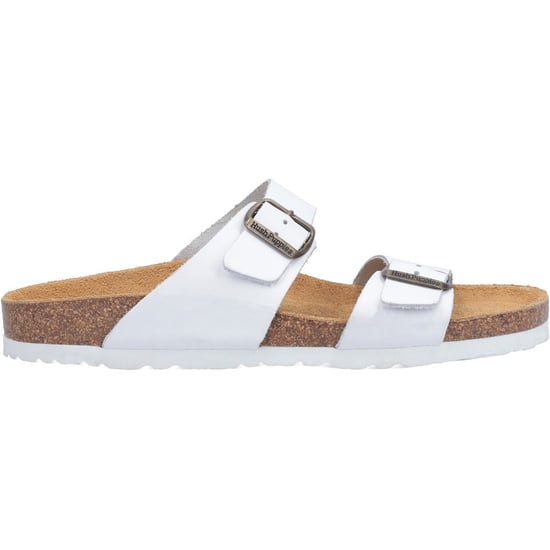 Hush Puppies Womens Kylie Leather Mule Slider Sandals