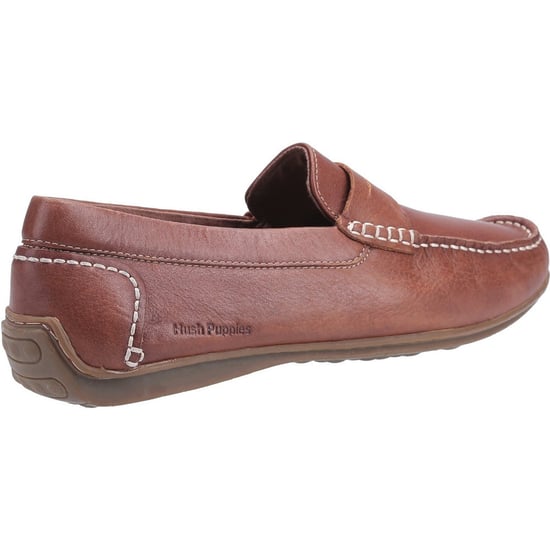 Hush Puppies Roscoe Leder Herren Braune Bootsschuhe - Image 3