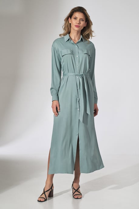 Mint Shirt Dress