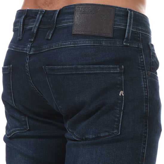 Jean Anbass Slim Fit Droit Replay Pour Homme en Jean Denim - Image 6