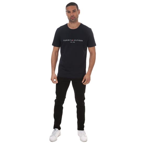 Jean Anbass Slim Fit Droit Replay Pour Homme en Noir - Image 3