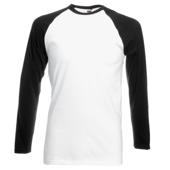 Fruit Of The Loom Herren Langarm Baseball T-Shirt - Image 1
