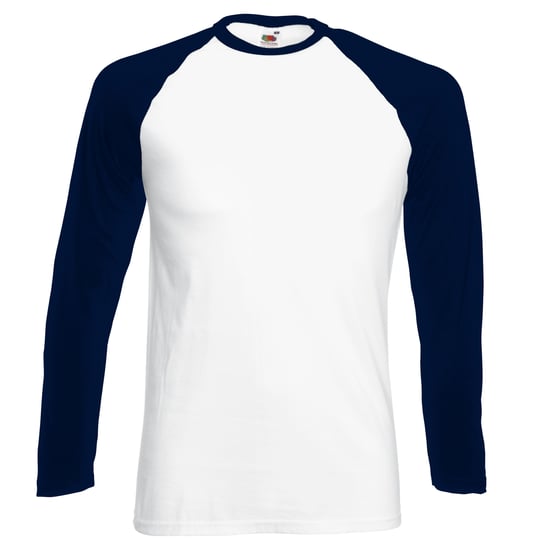 Fruit Of The Loom Herren Langarm Baseball T-Shirt - Image 1