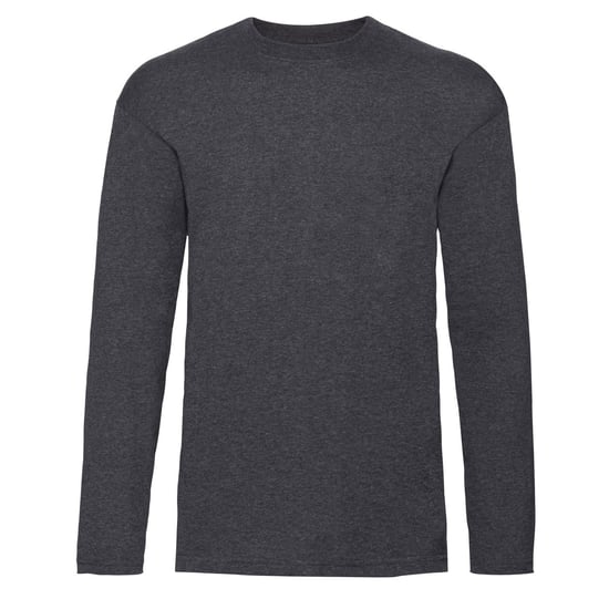 Fruit Of The Loom Herren Valueweight Rundhalsausschnitt Langarm T-Shirt - Image 1