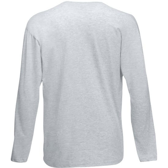 Fruit Of The Loom Herren Valueweight Rundhalsausschnitt Langarm T-Shirt - Image 2
