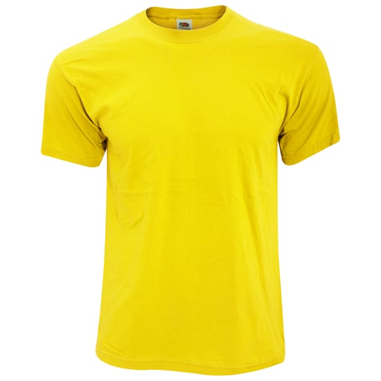 Fruit Of The Loom Herren Screen Stars Original T-Shirt (Sonnenblume) - Image 1