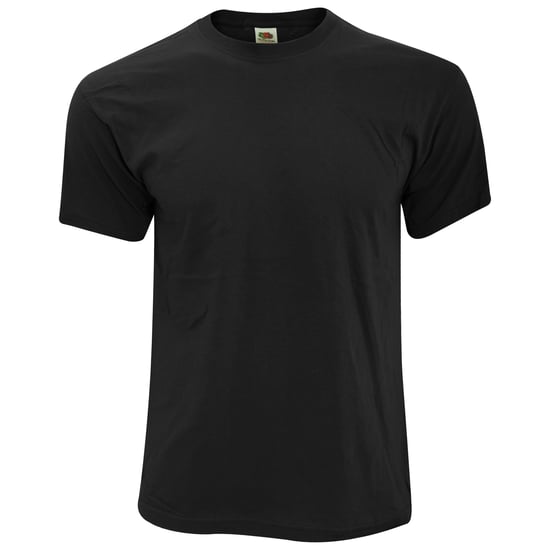 Fruit Of The Loom Herren Screen Stars Original T-Shirt (Schwarz) - Image 1