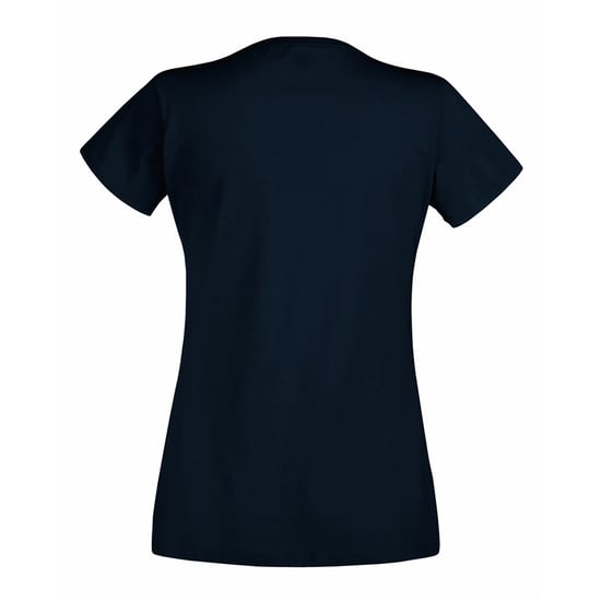 Fruit Of The Loom Damen/Damen Lady-Fit Valueweight Kurzarm T-Shirt (5er Pack) (Deep Navy) - Image 2