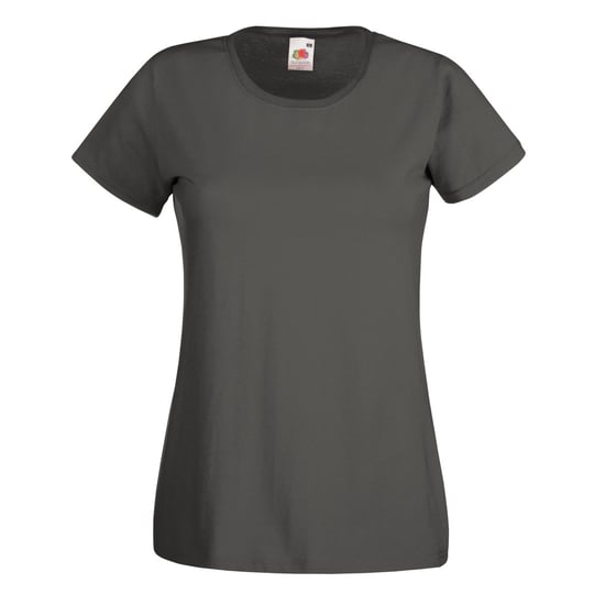 Fruit Of The Loom Damen/Damen Lady-Fit Valueweight Kurzarm T-Shirt (5er Pack) (Light Graphite) - Image 1