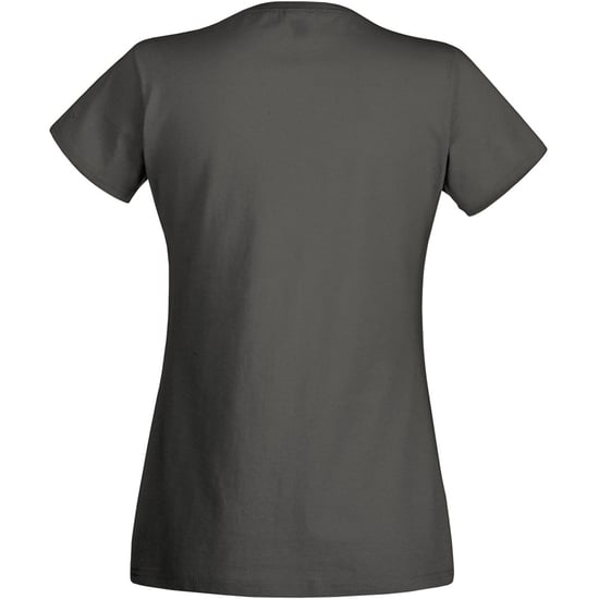 Fruit Of The Loom Damen/Damen Lady-Fit Valueweight Kurzarm T-Shirt (5er Pack) (Light Graphite) - Image 2