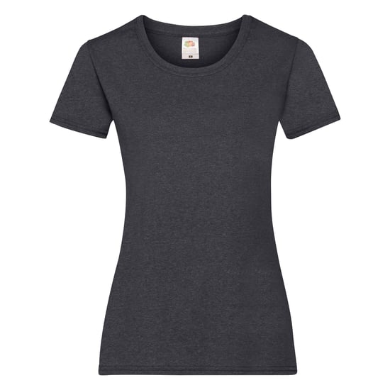 Fruit Of The Loom Damen/Damen Lady-Fit Valueweight Kurzarm-T-Shirt (5er Pack) (Dark Heather) - Image 1