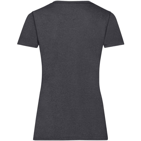 Fruit Of The Loom Damen/Damen Lady-Fit Valueweight Kurzarm-T-Shirt (5er Pack) (Dark Heather) - Image 2