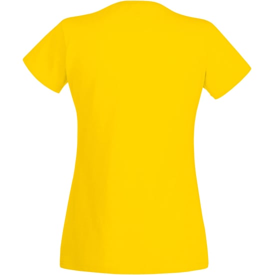 Fruit Of The Loom - Kurzarm T-Shirts - Damen (Knallgelb) - Image 2