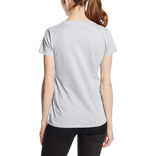 Fruit Of The Loom Damen/Damen Lady-Fit Valueweight Kurzarm-T-Shirt (5er Pack) (Heather Grey) - Image 2