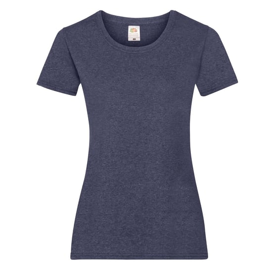 Fruit Of The Loom Damen/Damen Lady-Fit Valueweight Kurzarm-T-Shirt (Packung mit 5) (Vintage Heather Navy) - Image 1