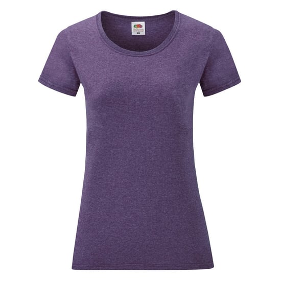 Fruit Of The Loom Damen/Damen Lady-Fit Valueweight Kurzarm-T-Shirt (Packung mit 5) (Heather Purple) - Image 1