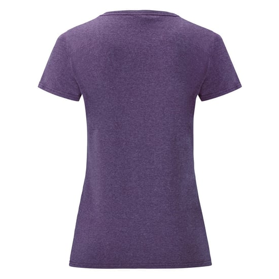 Fruit Of The Loom Damen/Damen Lady-Fit Valueweight Kurzarm-T-Shirt (Packung mit 5) (Heather Purple) - Image 2