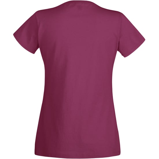 Fruit Of The Loom - T-Shirts mit kurzen Ärmeln - Damen (Bordeaux) - Image 2