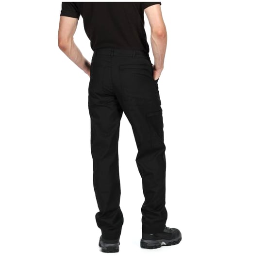 Regatta Mens New Action Trouser (Lang) / Hose (Schwarz) - Image 3