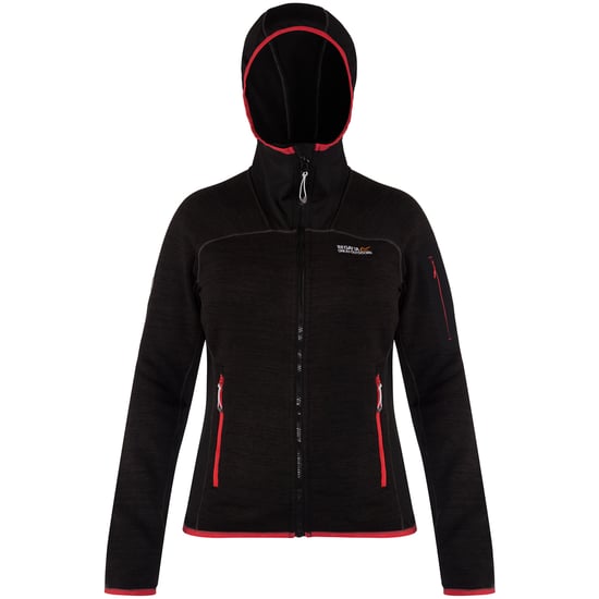 Regatta Great Outdoors Womens/Ladies Willowbrook II Veste à capuche et à manches longues (Noir) - Image 1