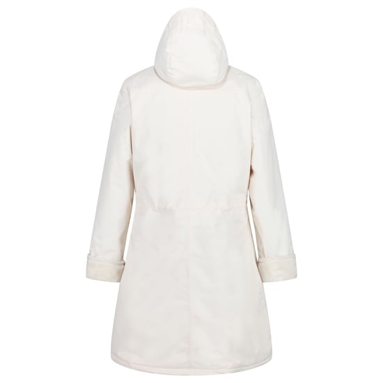 Regatta Womens/Ladies Romina Full Length Hooded Jacket (Light Vanilla)