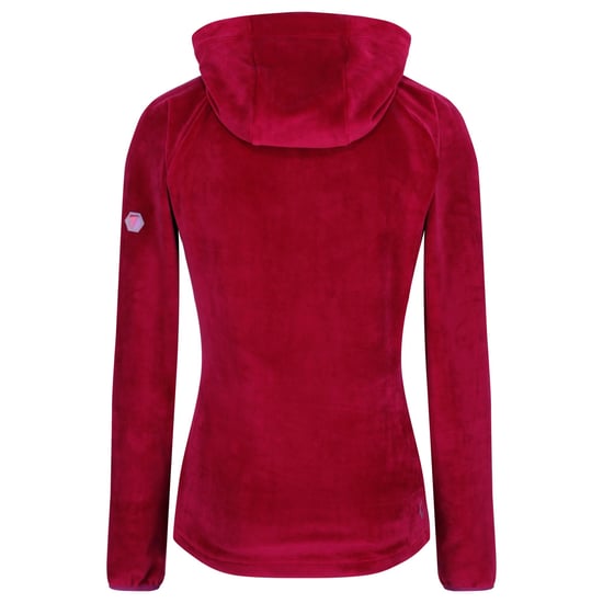 Regatta Damen Halia Velours-Kapuzenpullover (Rote Beete) - Image 2