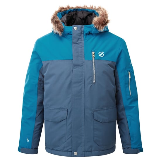 Dare 2B Boys Furtive Ski Jacket (Dark Denim/Petrol Blue)