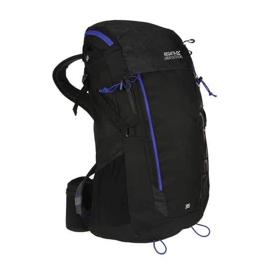Regatta Blackfell III Rucksack 35 Liter (Schwarz/Königsblau) - Image 1