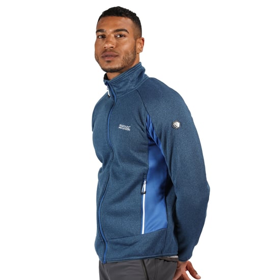 Regatta Herren Stretchjacke Ecuador mit Stehkragen (Blau/Marineblau) - Image 1